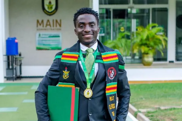 Naturinda became the first in his family to study abroad when he pursued an undergraduate degree in Ghana with the Mastercard Foundation Scholars Program. (Submitted photo)