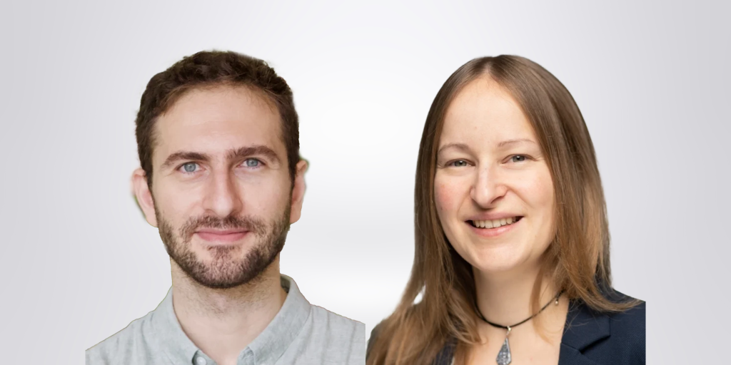 Postdoctoral Fellows Athanasios Litsios and Lucie Wolf (supplied images)